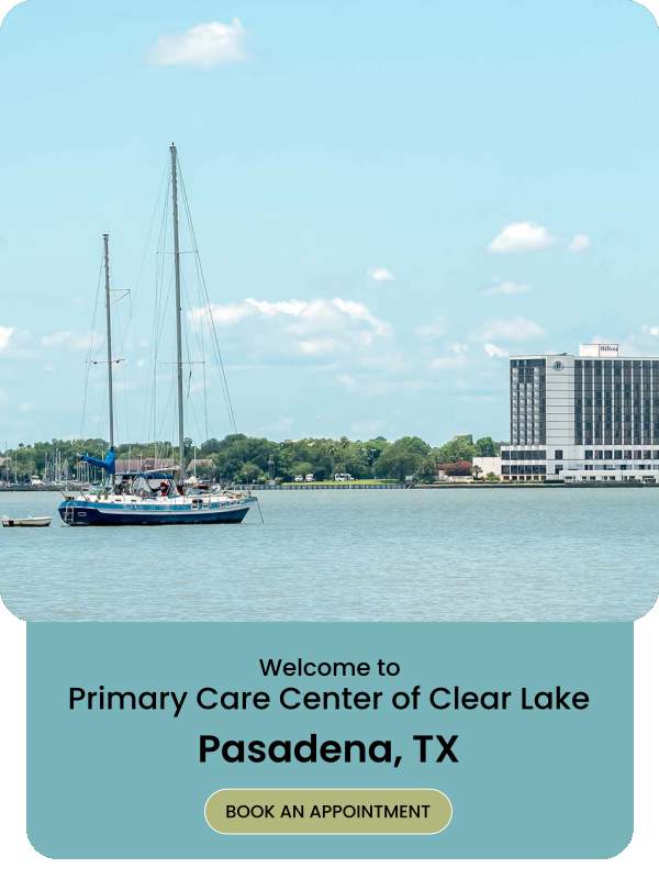 Welcome to Primary Care Center of Clear Lake in Pasadena, TX
